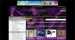 Desktop Screenshot of hallofnames.org.uk